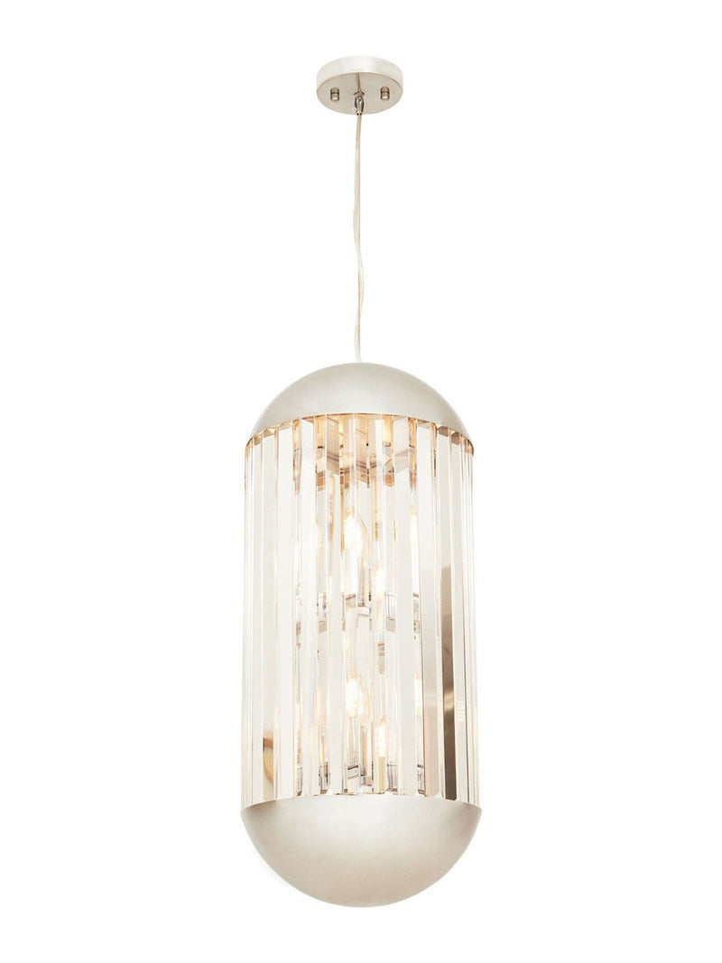 Fifty Five South Chrome Kensington Townhouse pendant ceiling light 6 bulbs, UK version