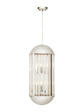 Fifty Five South Chrome Kensington Townhouse pendant ceiling light 6 bulbs, UK version