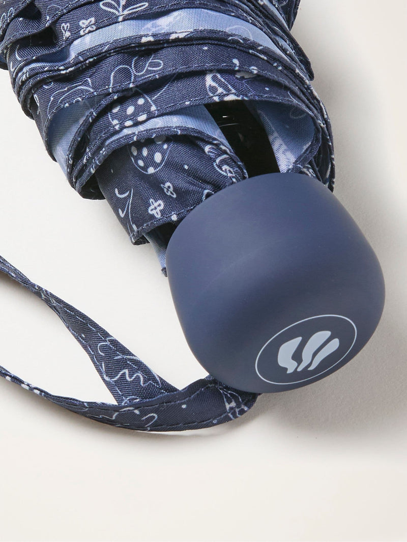 FatFace navy moth print umbrella 50cm, UK version
