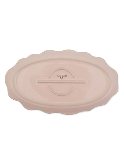 Next Jamie Oliver Pink Big Love Pass Me Platter Stoneware Serving Platter 35x20x2cm- Buy online at McGrocer