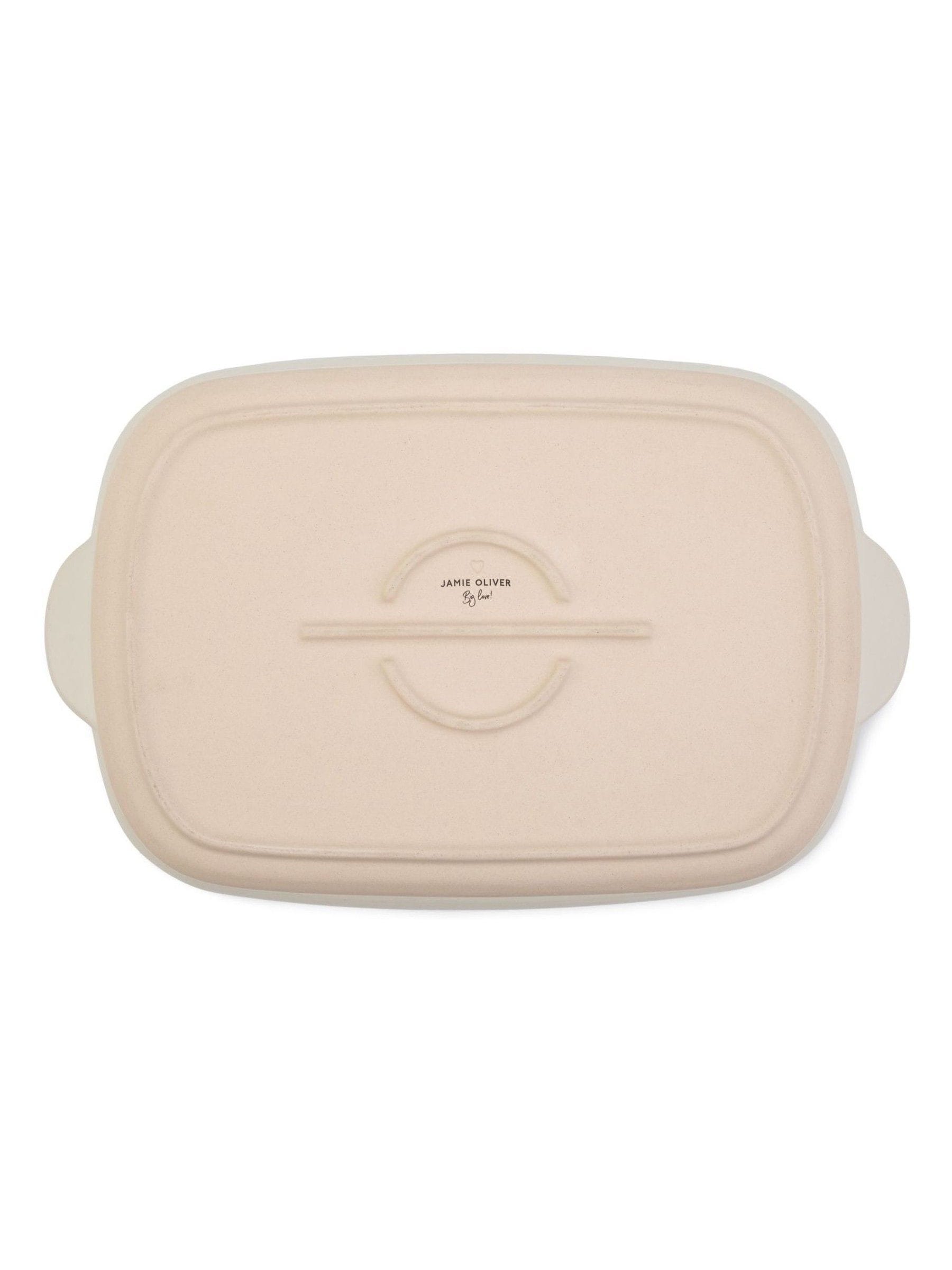 Jamie Oliver weißer Bräter 39x25x8cm, UK-Version