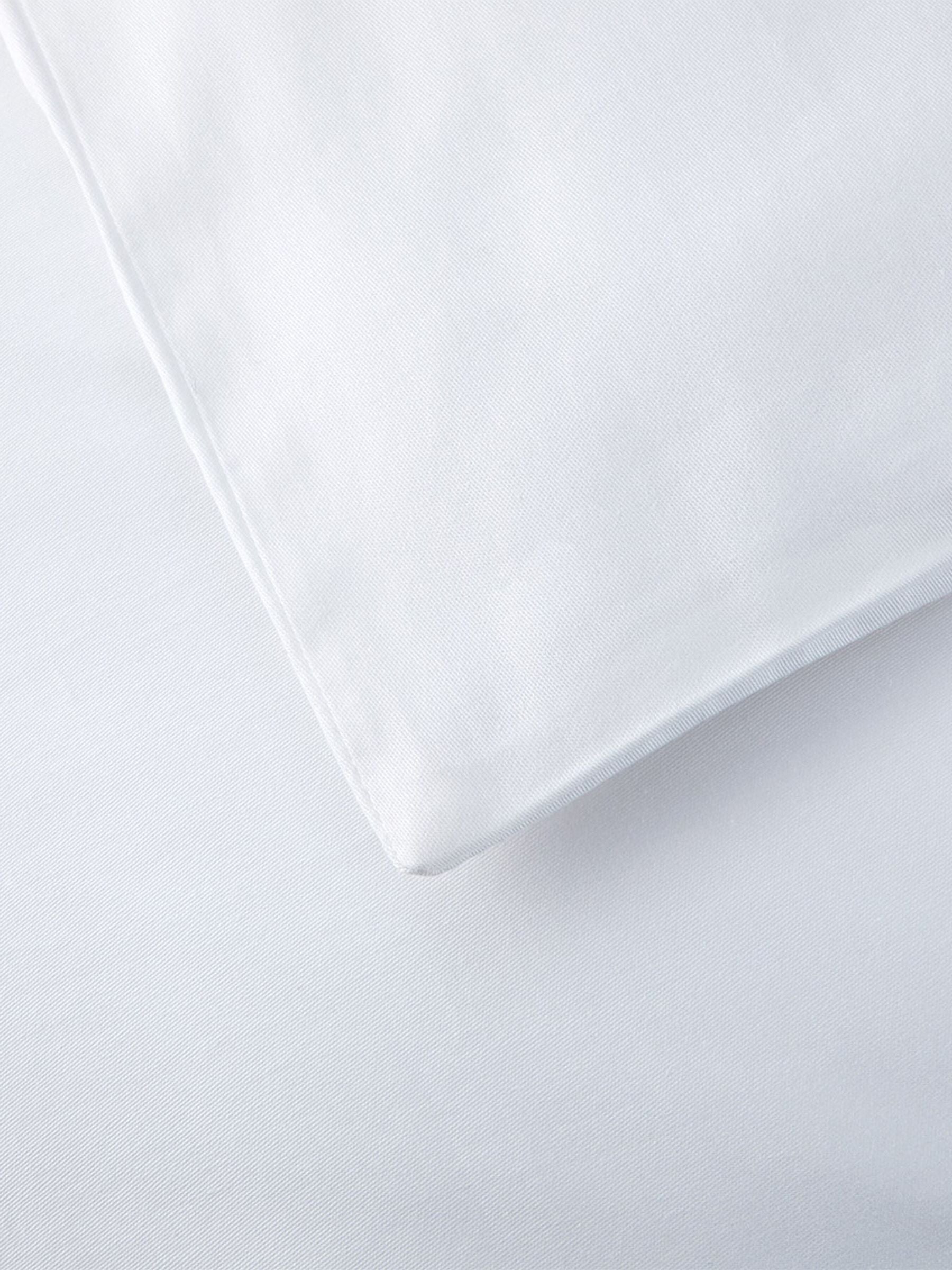 BOSS Multicolour Duvet Cover pure white cotton sateen - British product