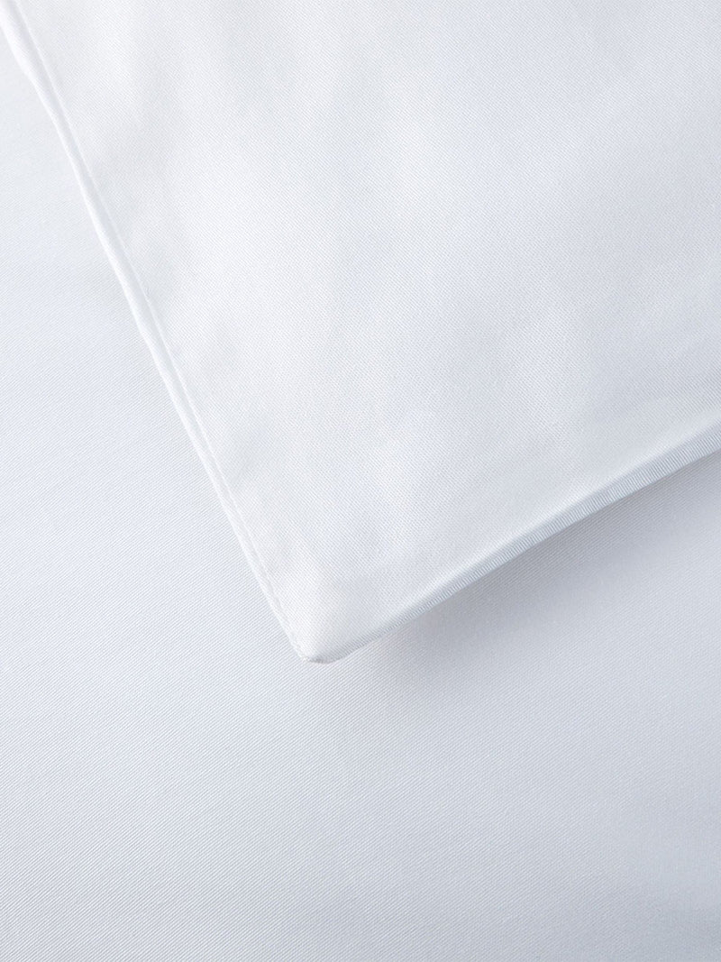 BOSS Multicolour Duvet Cover pure white cotton sateen - British product