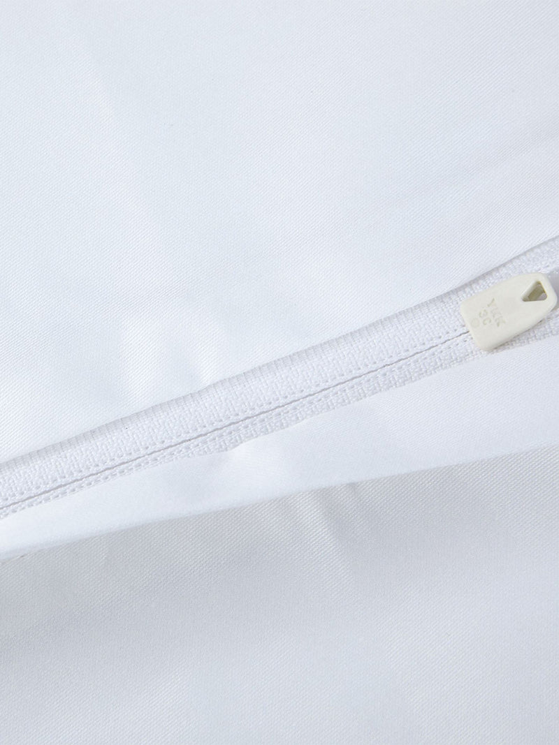 BOSS Multicolour Duvet Cover pure white cotton sateen - British product