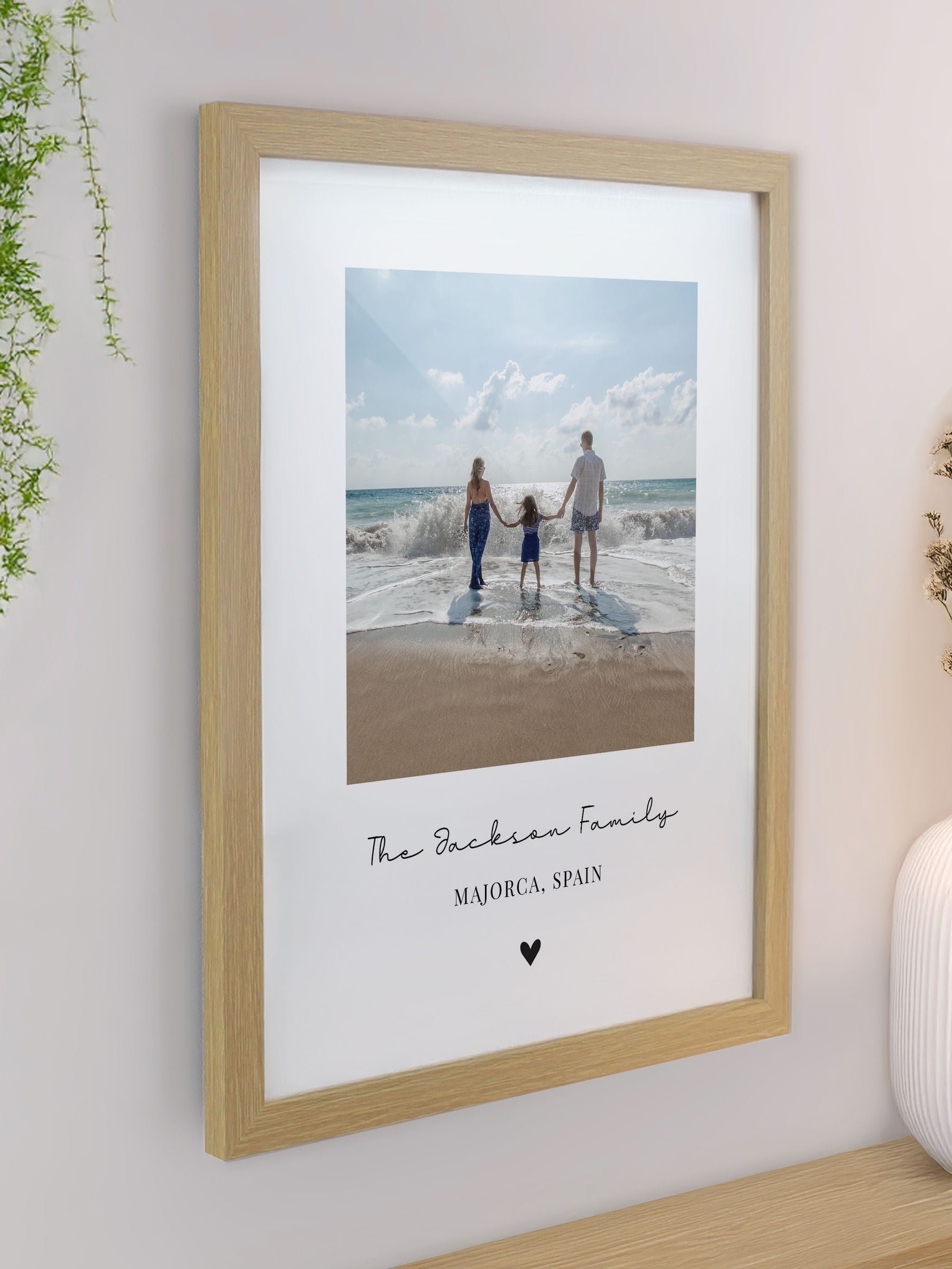 PMC personalised photo framed print 38x30cm, UK version