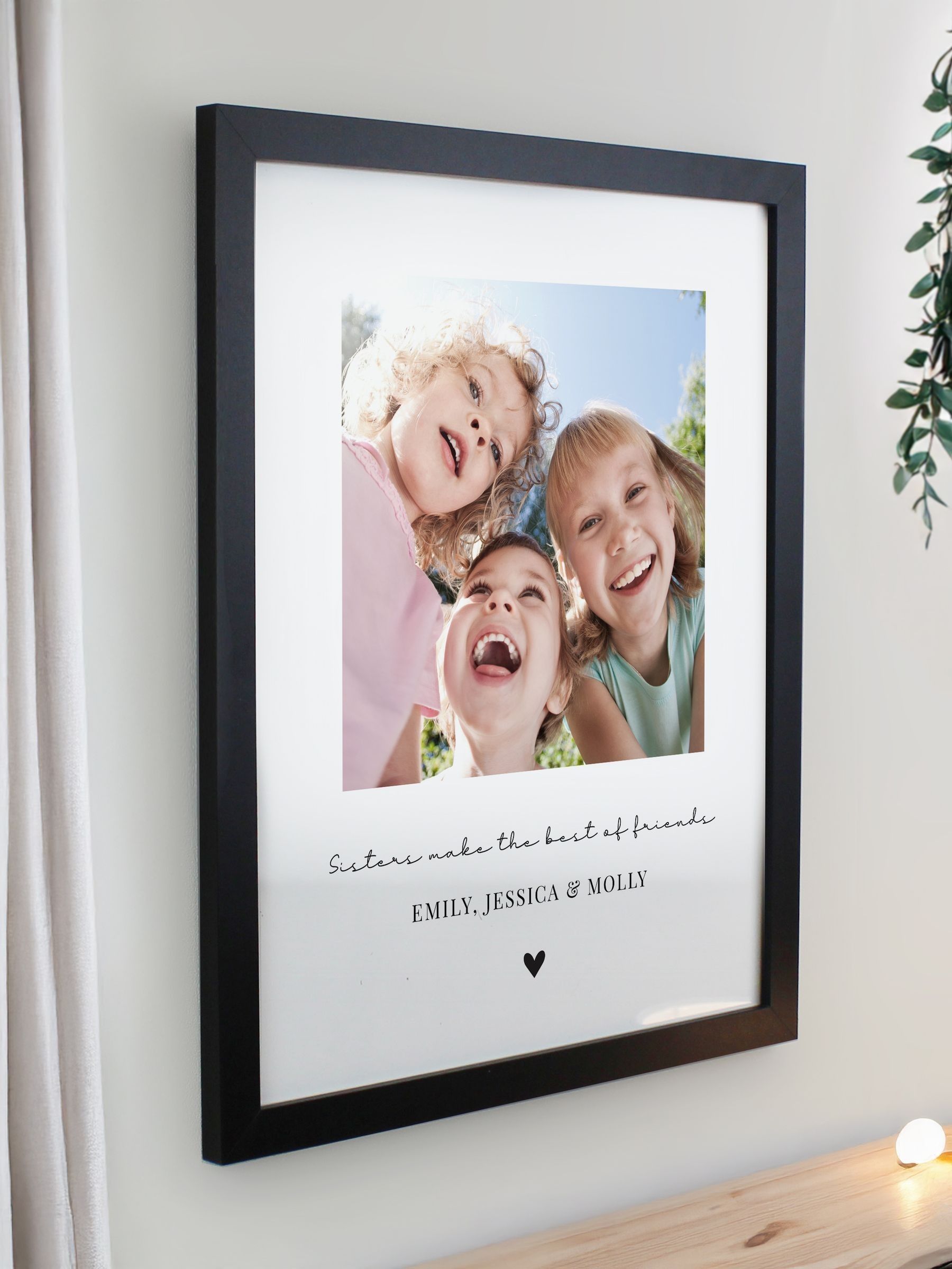 PMC personalised photo framed print 30.6x38.2 cm, imported from the UK