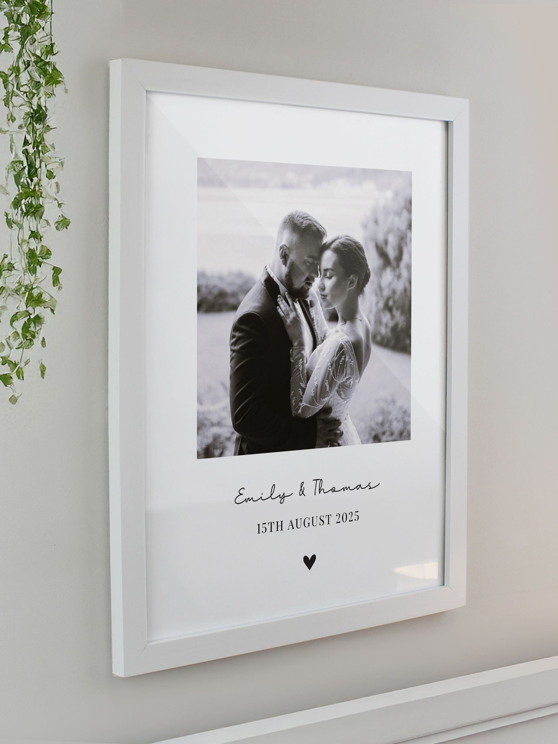 PMC personalised framed print 38.2cm x 30.6cm, UK version