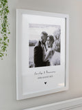 PMC personalised framed print 38.2cm x 30.6cm, UK version