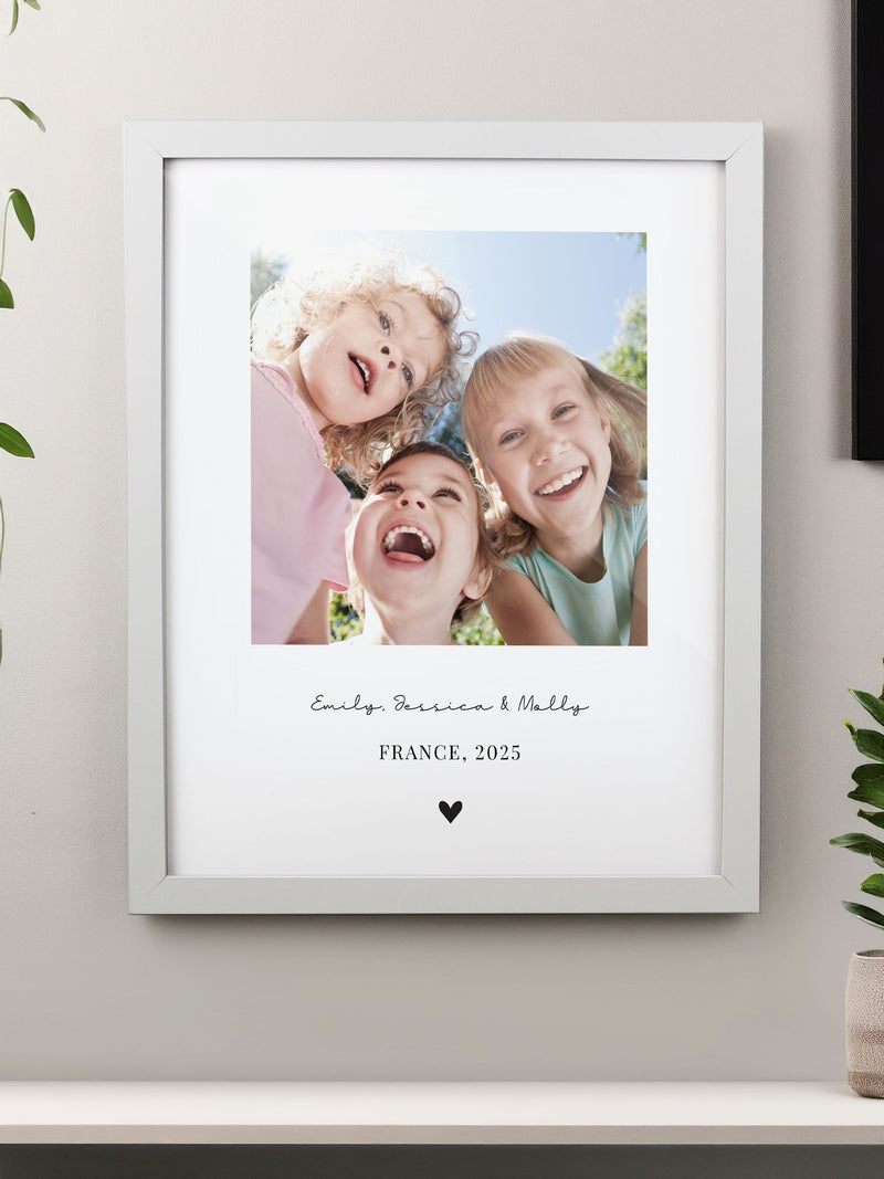 PMC personalised framed print 38.2cm x 30.6cm, UK version