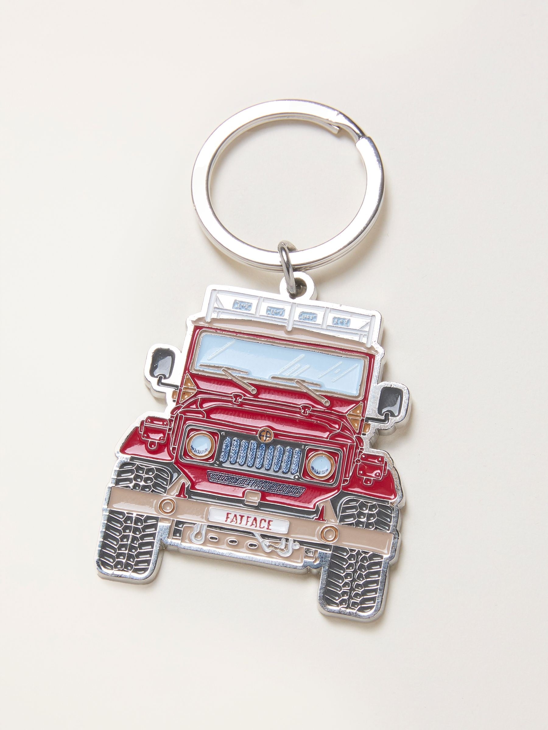 FatFace Red Off Roader keyring - British product