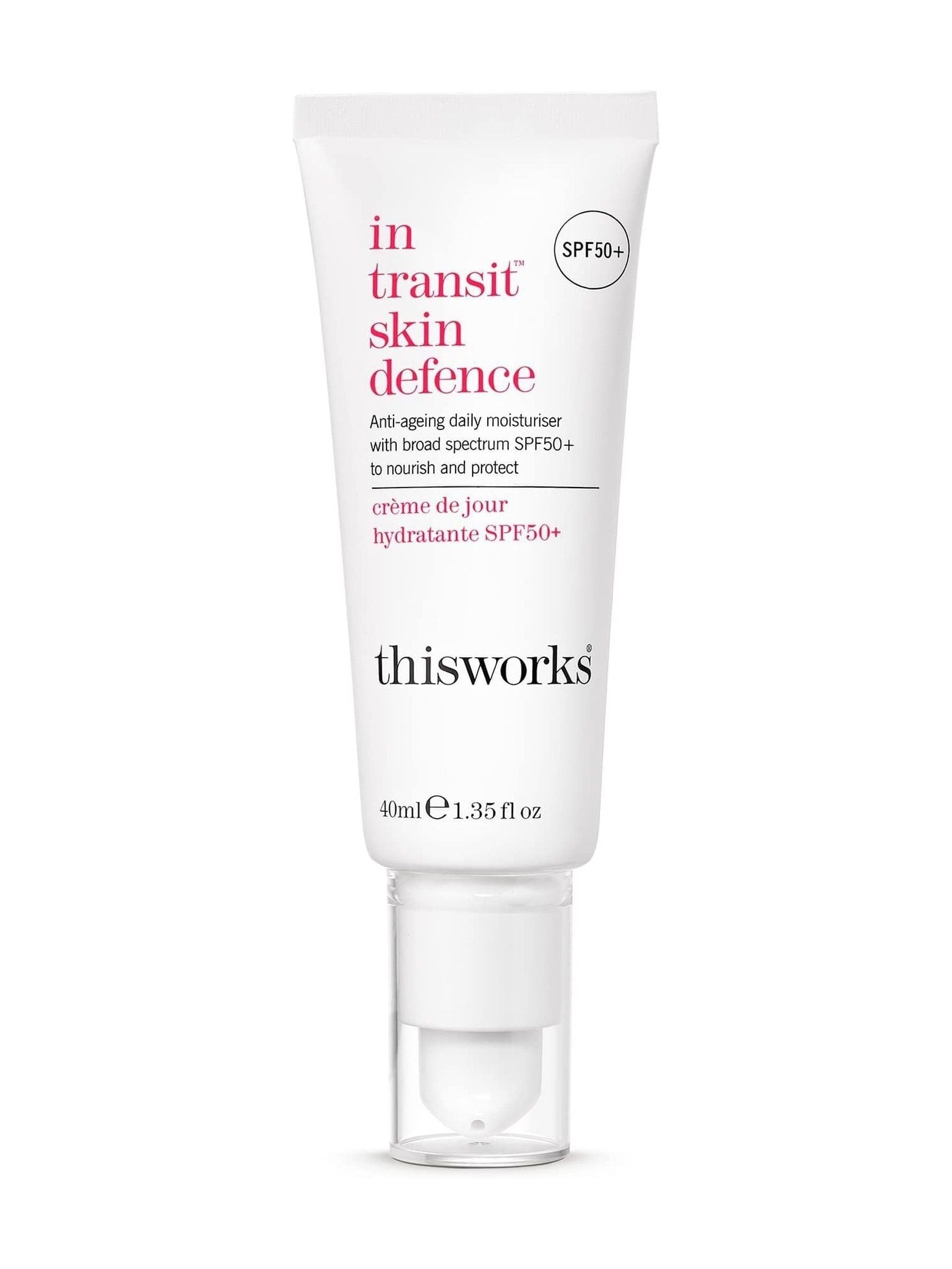 This Works In Transit Skin Defence Moisturiser 40 ml (britisk merke)
