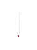 Thomas Sabo Red Romance heart pendant chain with adjustable length (British brand)