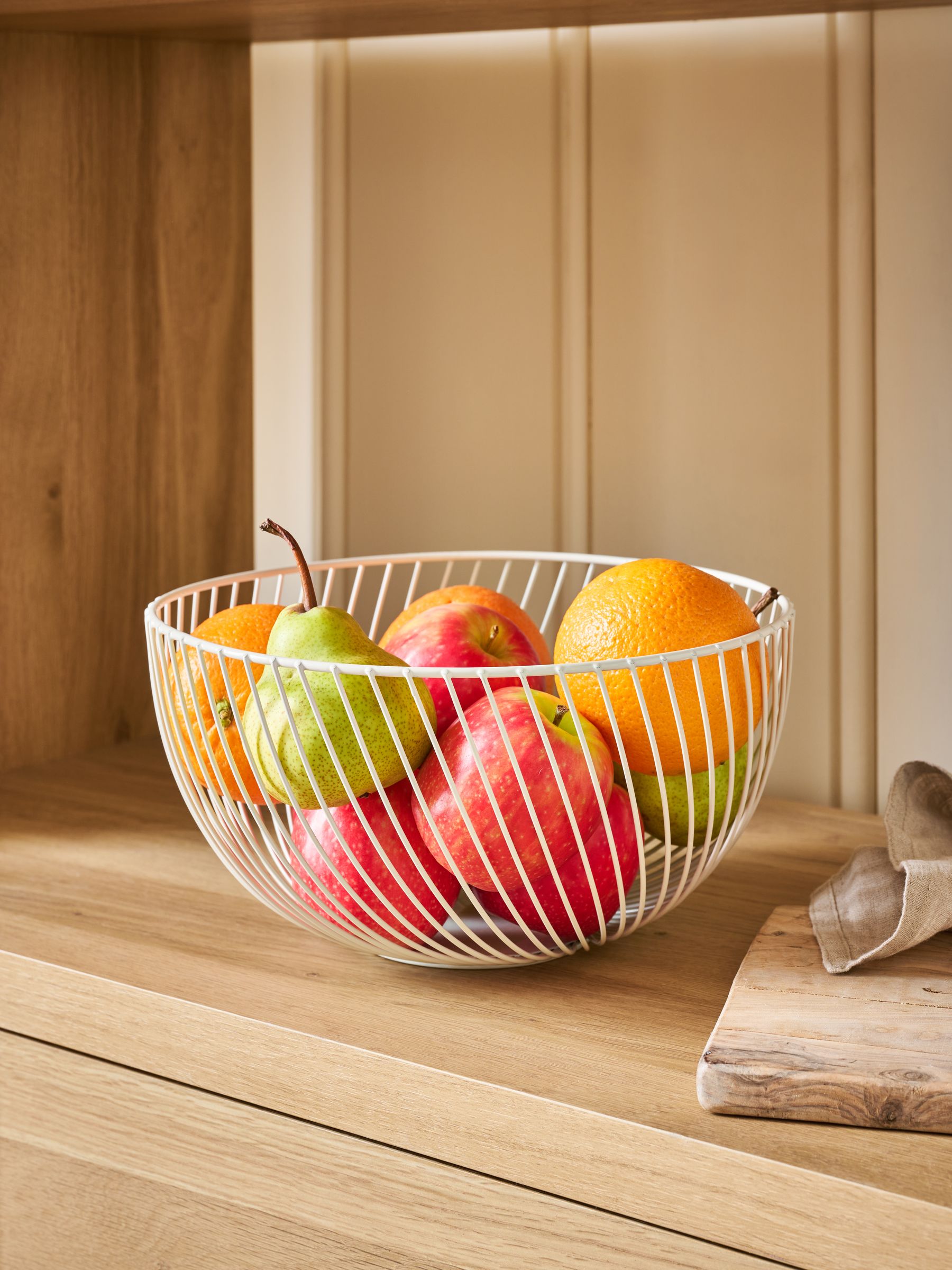 Black Wire Fruit Bowl Kitchen Bowl