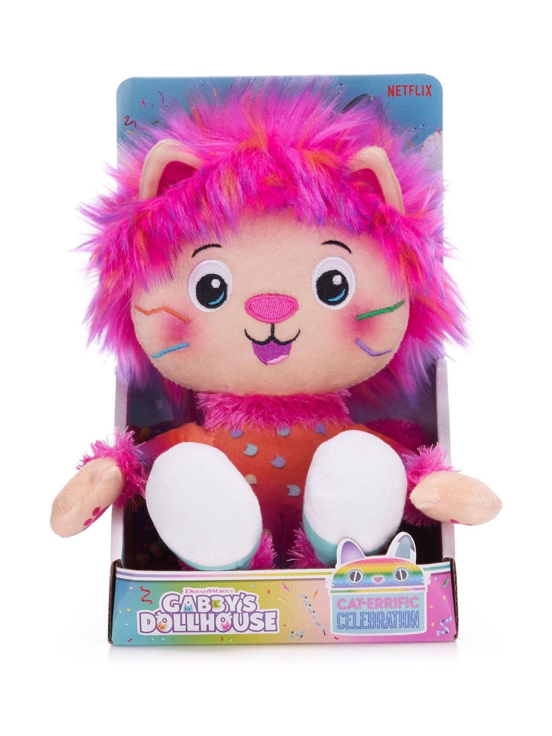Gabbys Dollhouse Marty the Party soft toy (British brand)
