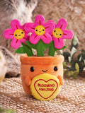 Swizzels Love Hearts flowerpot soft toy 16cm, imported from the UK