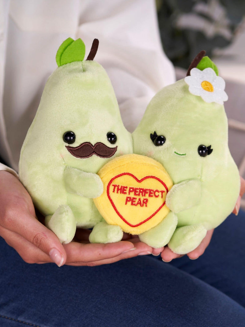 Swizzels Love Hearts Perfect Pear soft toy, imported from the UK