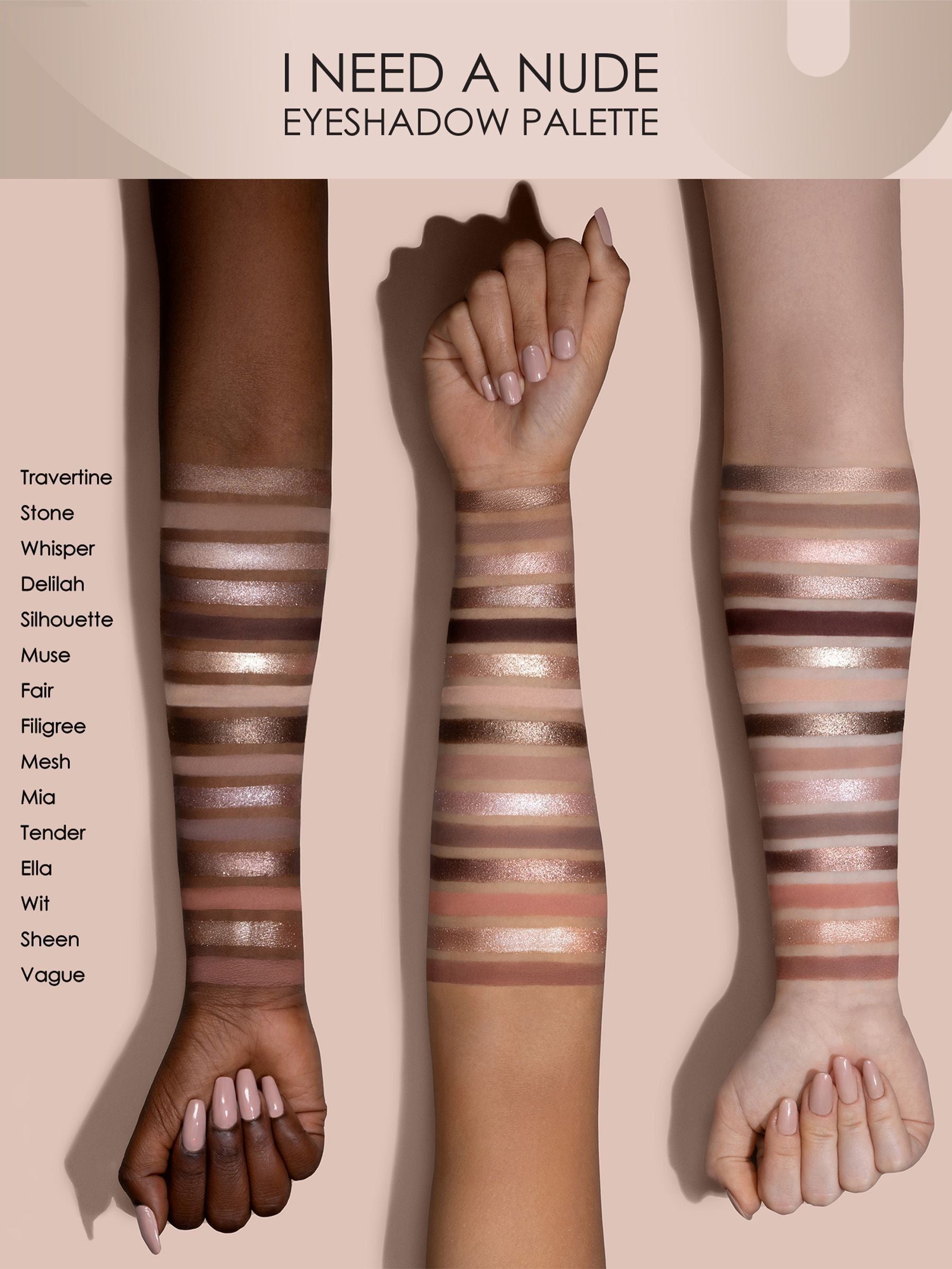 Natasha Denona Midi Eyeshadow Palette 15 Pan, imported from the UK