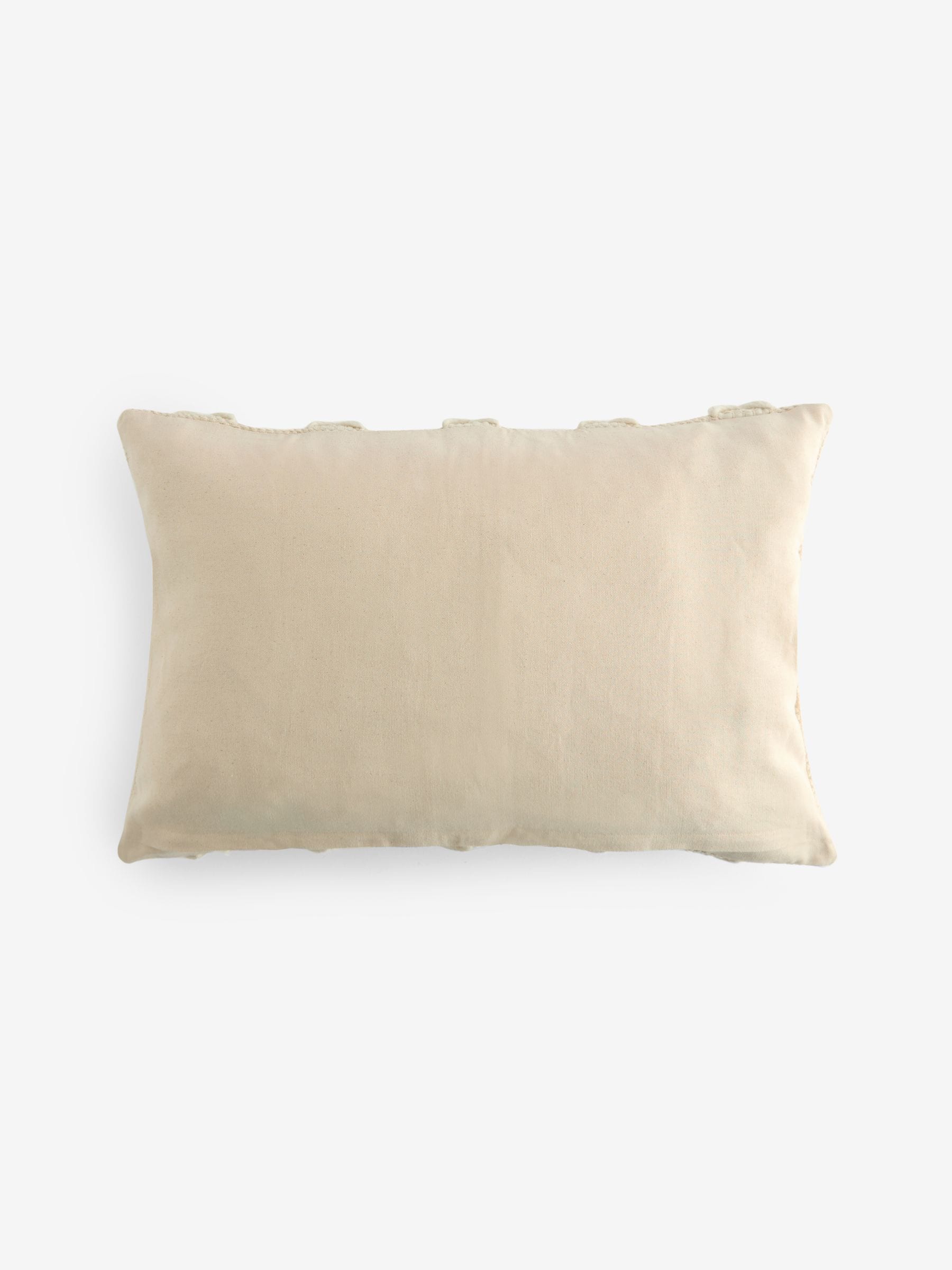 Natural woven chevron cushion 40x59cm, UK version