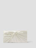 Monsoon Talia twisted satin clutch bag, imported from the UK