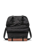Herschel Supply Co Cove messenger bag in black and brown, imported from the UK
