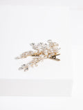 Jon Richard gold crystal floral pearl hair slide, UK version