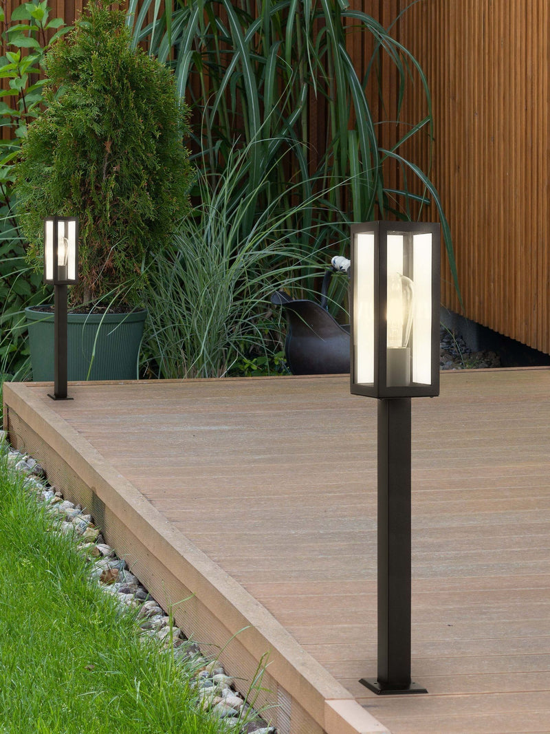 Searchlight Baku large outdoor post light 90cm, imported from the UK