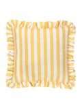 Furn Lottie yellow outdoor stripe cushion 45x45cm (British brand)