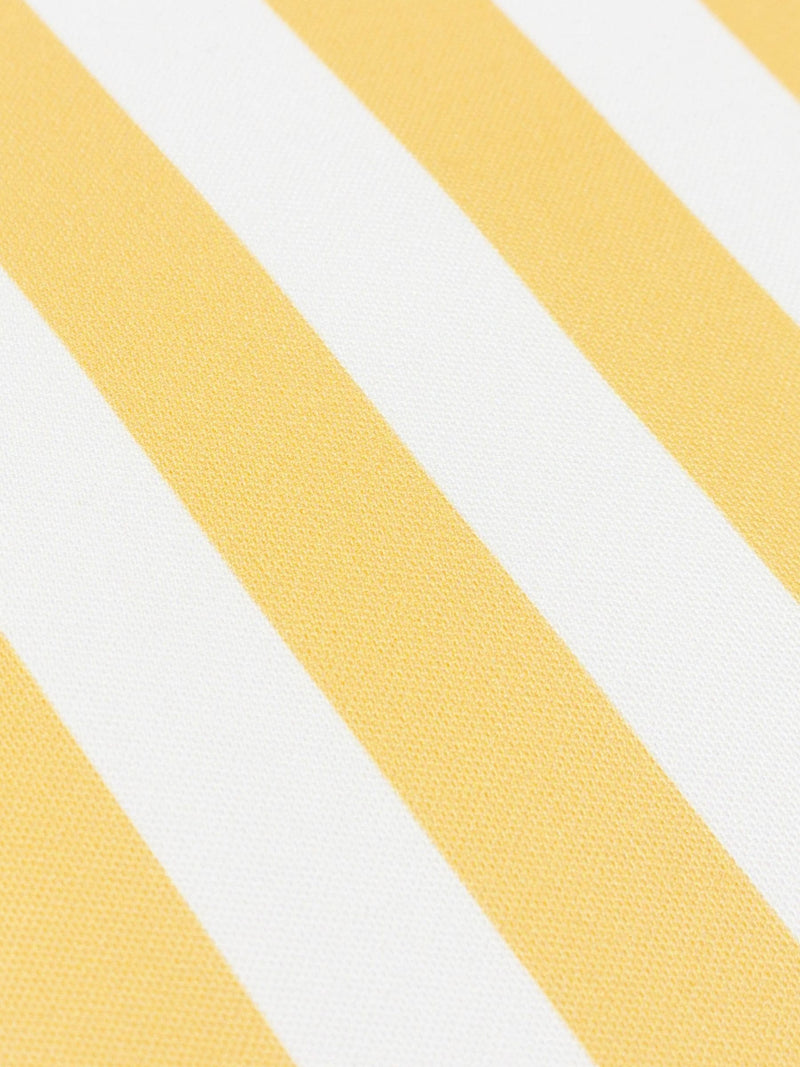 Furn Lottie yellow outdoor stripe cushion 45x45cm (British brand)