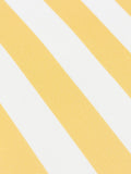 Furn Lottie yellow outdoor stripe cushion 45x45cm (British brand)