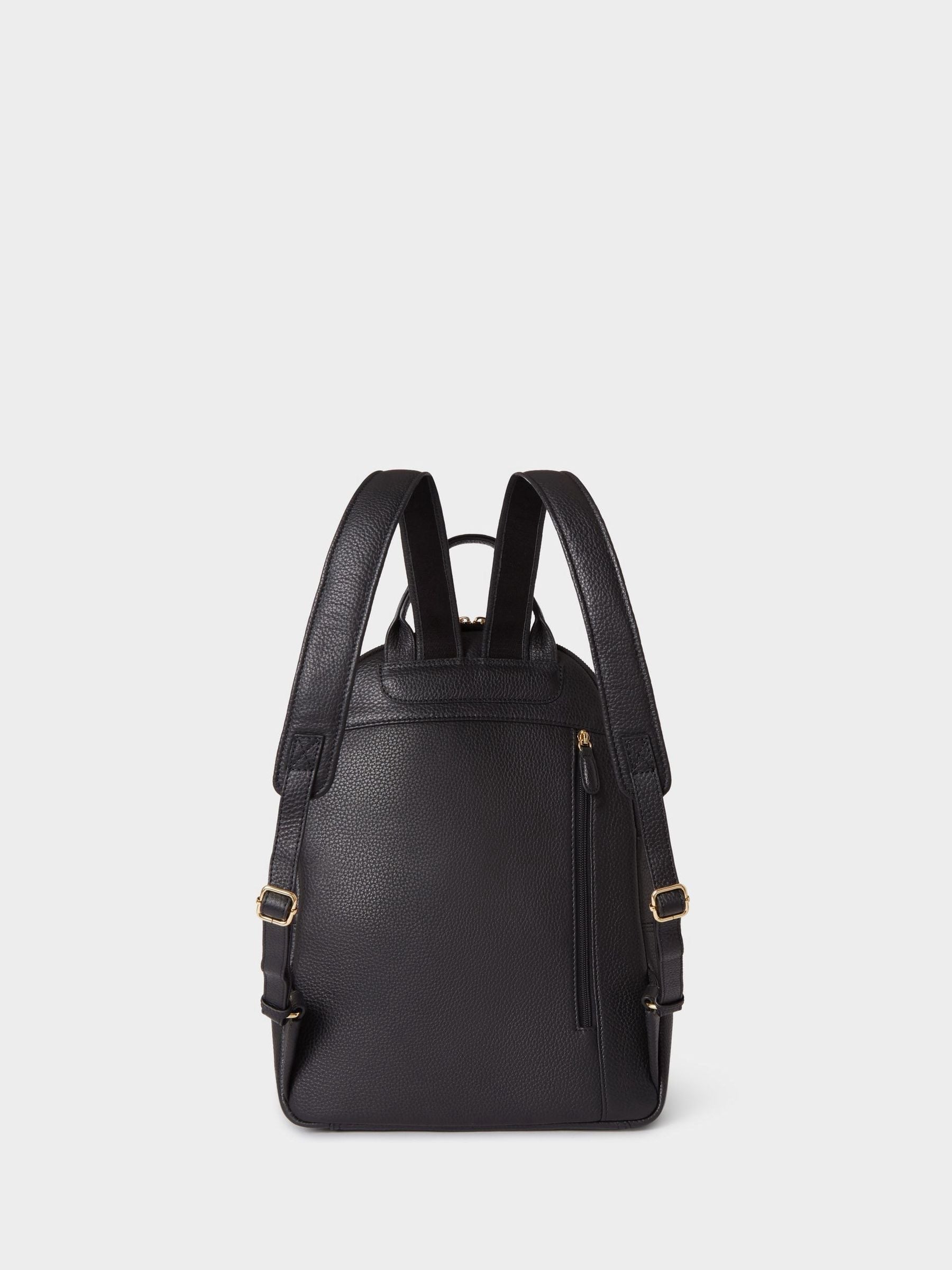 Osprey London black leather Adaline backpack (British brand)