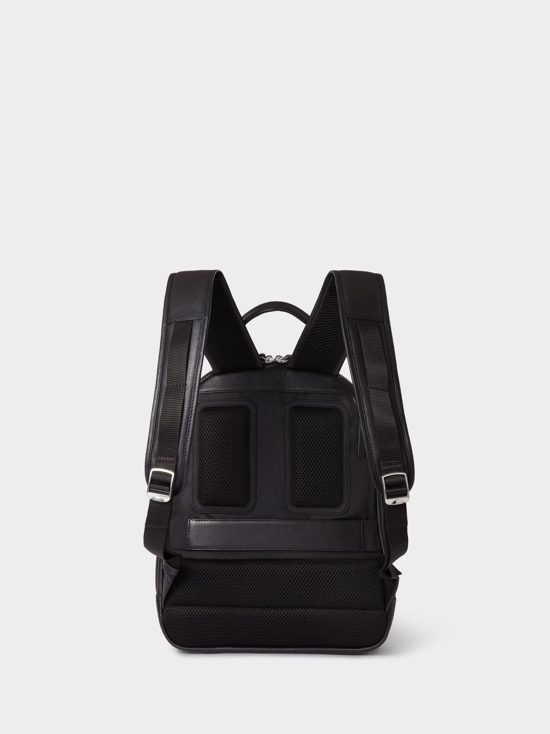 Osprey London The Venture leather backpack in black, UK version