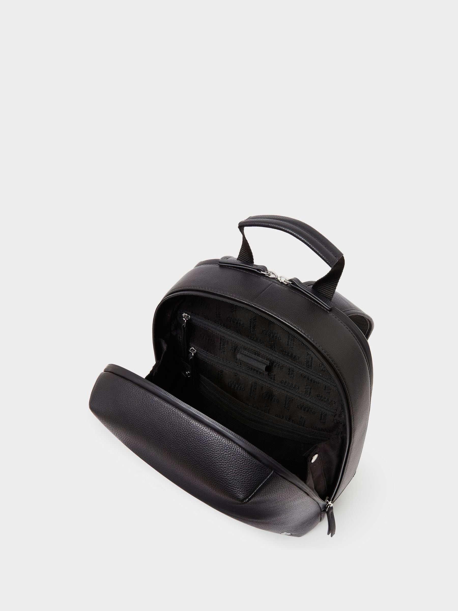 Osprey London The Venture leather backpack in black, UK version