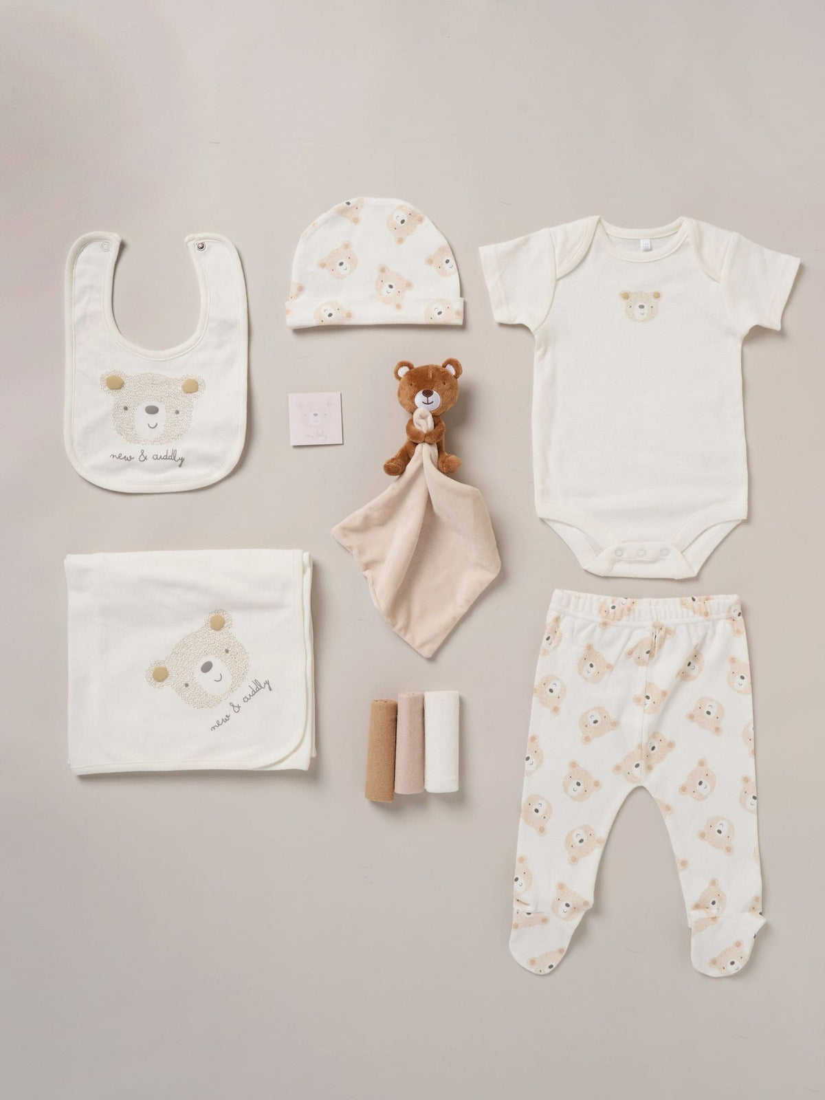 Rock-A-Bye Baby white 10-piece cotton gift set, UK version