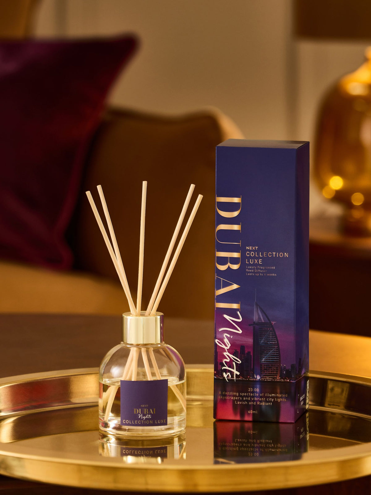 Collection Luxe Dubai Dunes Oud & Bergamot 400ml Reed Diffuser