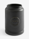 Sage green country badge ceramic utensil pot (British brand)