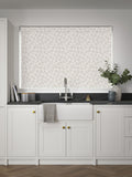 Next grey bee print made to measure roller blind, imported from the UK