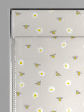Next grey bee print made to measure roller blind, imported from the UK