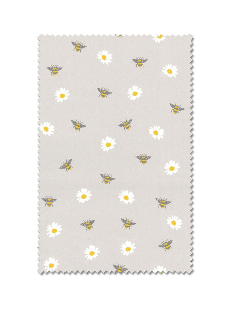 Next grey bee print made to measure roller blind, imported from the UK