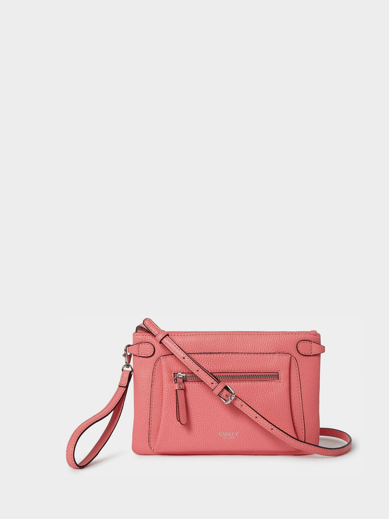 Osprey London Red The Ruby Leather Cross-Body Bag