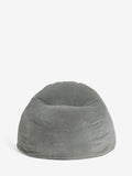 Grey faux fur beanbag 60cm diameter (British brand)
