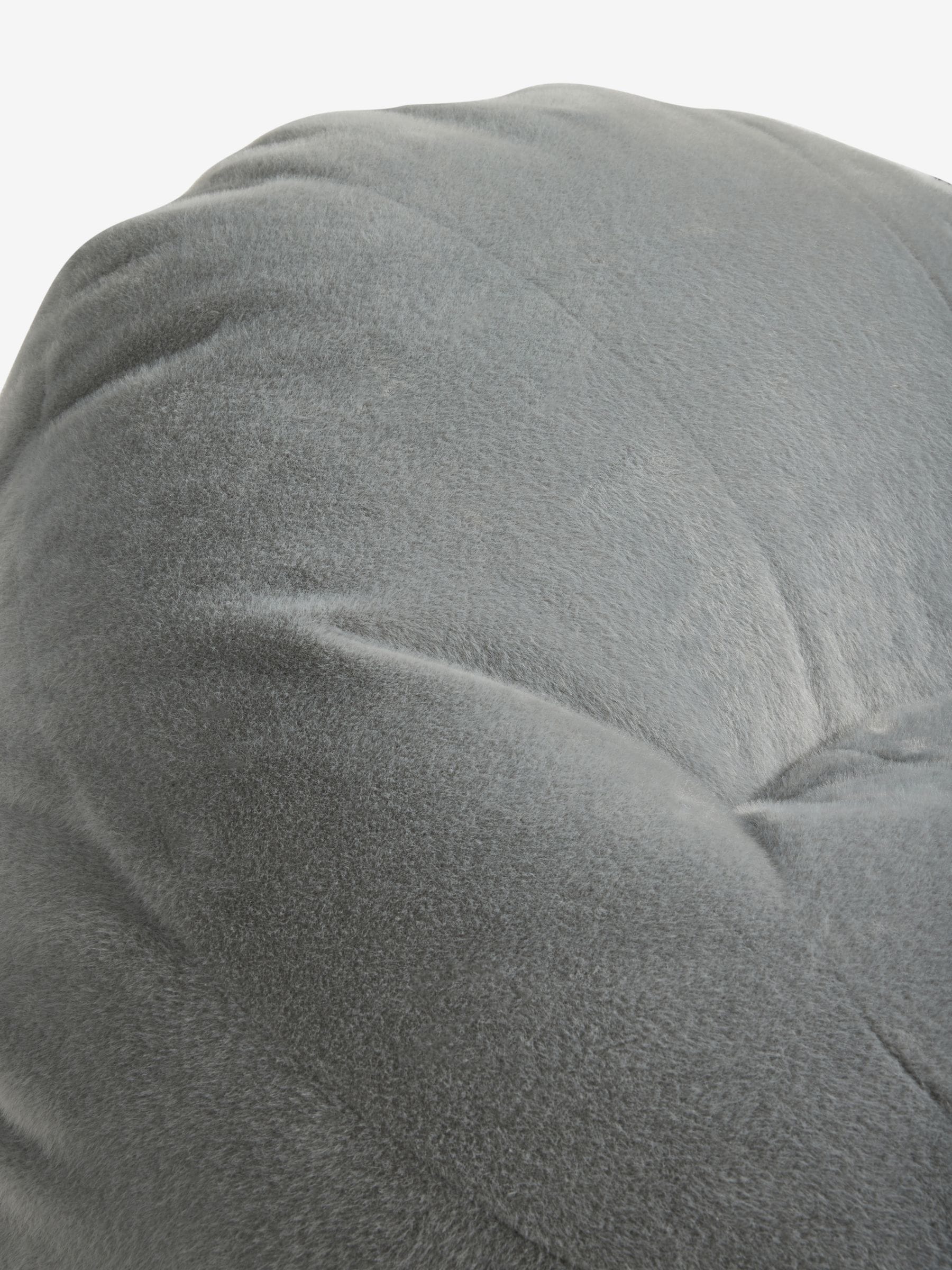 Grey faux fur beanbag 60cm diameter (British brand)