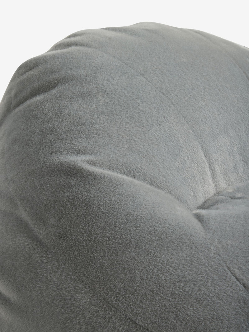 Grey faux fur beanbag 60cm diameter (British brand)