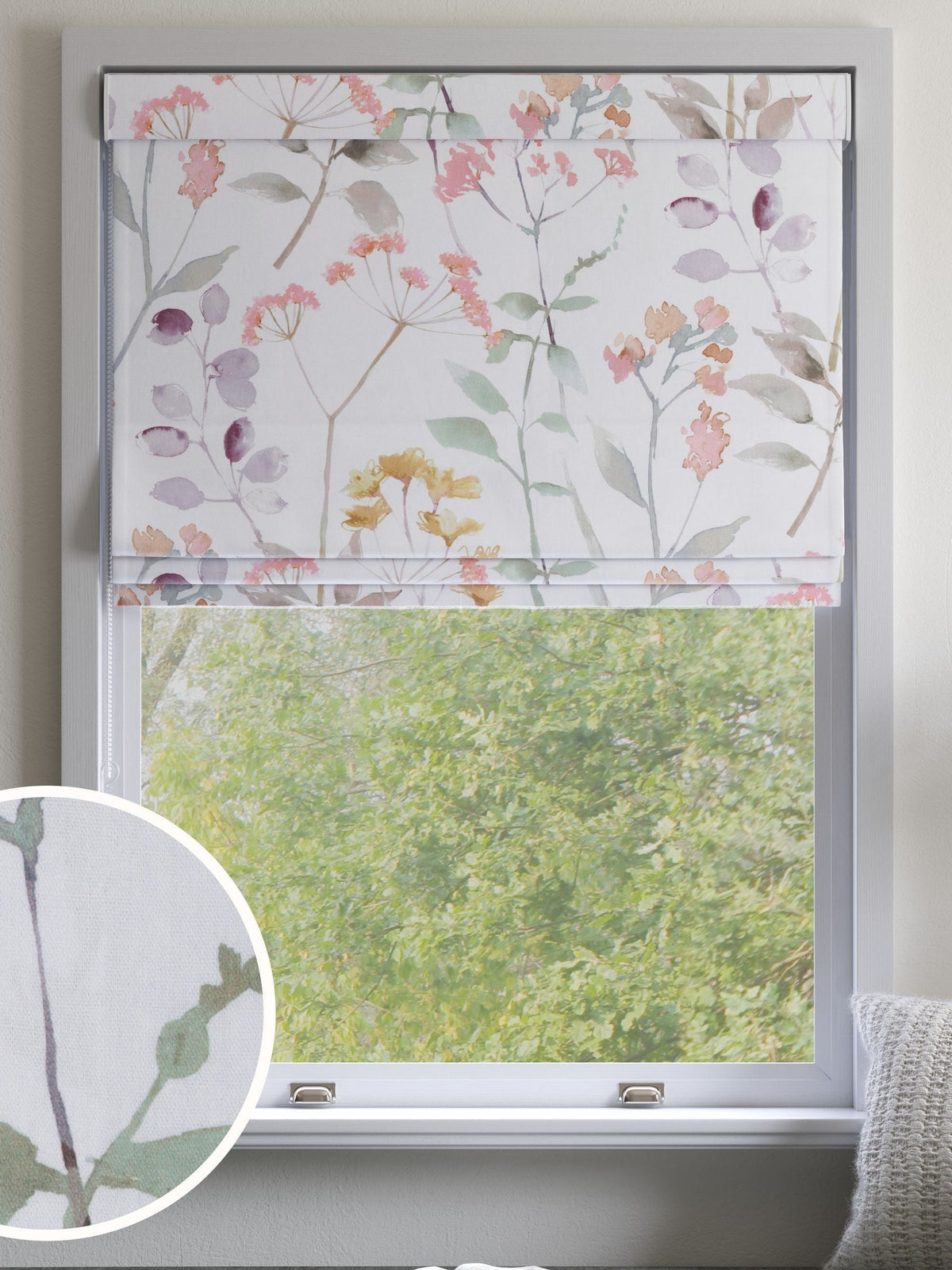 Next Isla Floral Roman blind 680x680mm, UK version