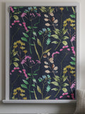 Next Isla floral roman blind navy pink, imported from the UK