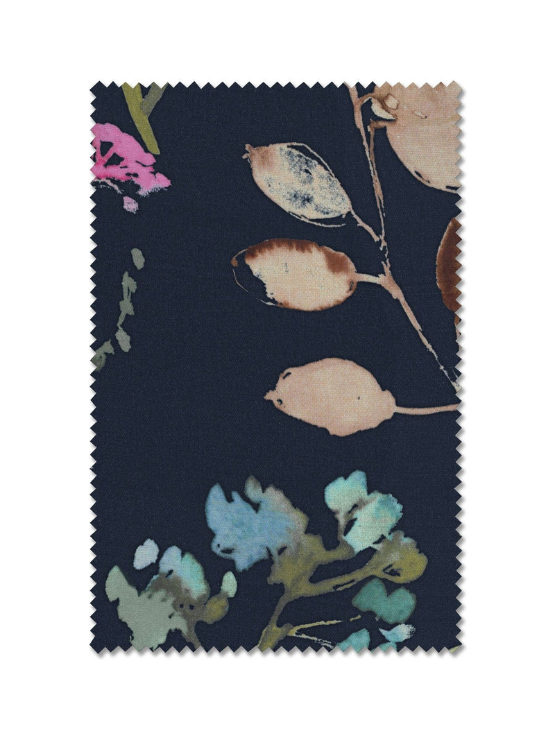 Next Isla floral roman blind navy pink, imported from the UK