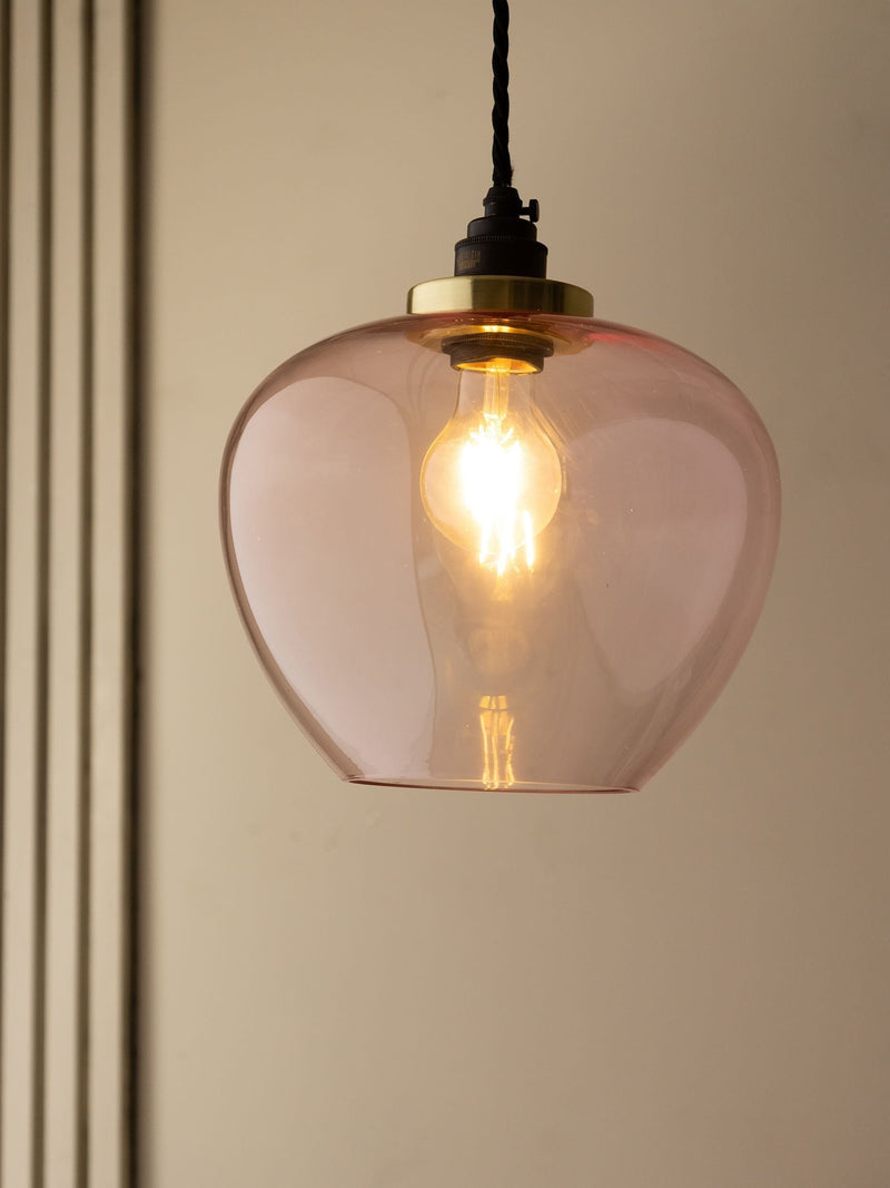 Rockett St George Champagne Easyfit Glass Ceiling Light