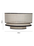 Rockett St George natural layered easyfit lampshade (British brand)