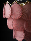 Rockett St George pink shell pendant light, imported from the UK