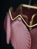 Rockett St George pink shell pendant light, imported from the UK
