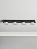 BHS Amalfi matte black LED ceiling light, imported from the UK